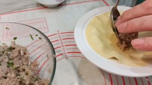 Борис купил хинкальницу. Пробуем лепить хинкали 👍😉🍚