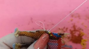 ЛОШАДКА . Кирпичное плетение. Часть 3 из 10 от Светланы Литвиновой