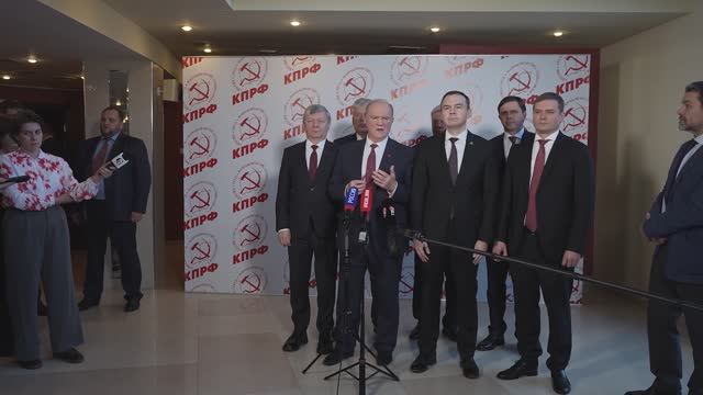 Брифинг в перерыве II (ноябрьского) Пленума ЦК КПРФ