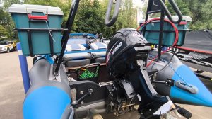 Скат 450 Fi - погнуло транец