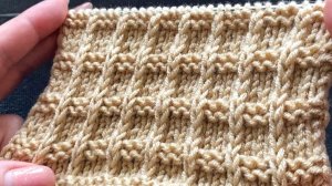 Стройный узор со снятыми петлями