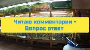 ЧИТАЮ КОММЕНТАРИИ - ВОПРОС ОТВЕТ ЧАСТЬ 1