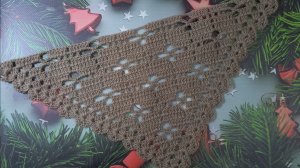 МК Узор для шали крючком