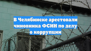 В Челябинске арестовали чиновника ФСИН по делу о коррупции