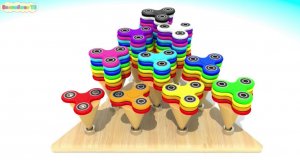 Мультики для Детей - Цветные Спиннеры мороженное УЧИМ ЦВЕТА Обучающие для Малышей Волшебство ТВ