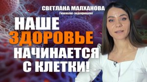 Наше здоровье  начинается с клетки! Доктор Малханова #гинеколог #эндокринолог