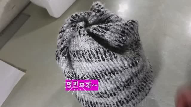 Шапка Бини из куска ткани