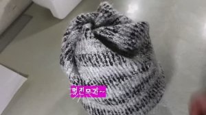 Шапка Бини из куска ткани