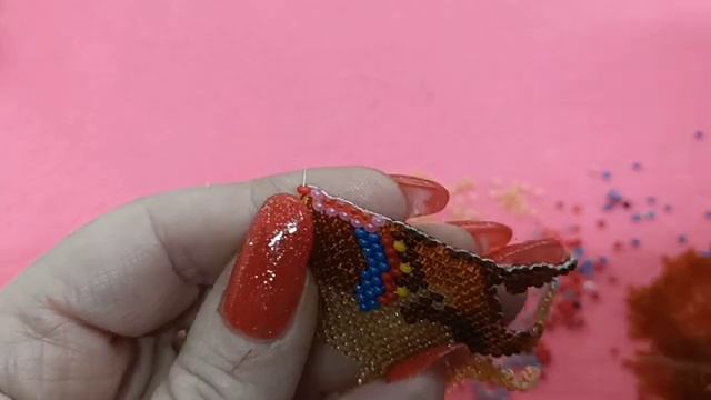 ЛОШАДКА. Кирпичное плетение.  Часть 7 из 10 от Светланы Литвиновой смотреть онлайн