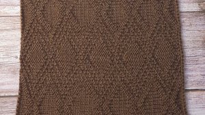 двухсторонний узор спицами#49#