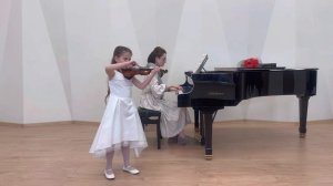 Ф.Зейц «Концерт для скрипки N1», соль мажор, 1 часть. Ивашкова Анна, 8 лет. Педагог Л.Б. Лапчинская