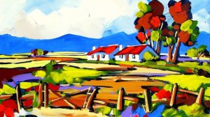 Стильные пейзажи художника Карлы Бош