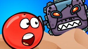 Новый КРАСНЫЙ ШАРИК против банды ЧЕРНЫХ КВАДРАТОВ ЧАСТЬ#9 игра Red Ball на канале Мистер Игрушкин