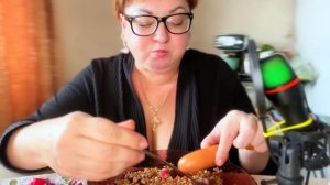 ШПИКАЧКИ БРЫЗЖУЩИЕ СОКОМ/МНЯМ МНЯМ,ОХ НАСЫТЮСЬ🤣МУКБАНГ