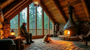 Строю скрытое укрытие в скале. Выживание в дикой природе. Бушкрафт