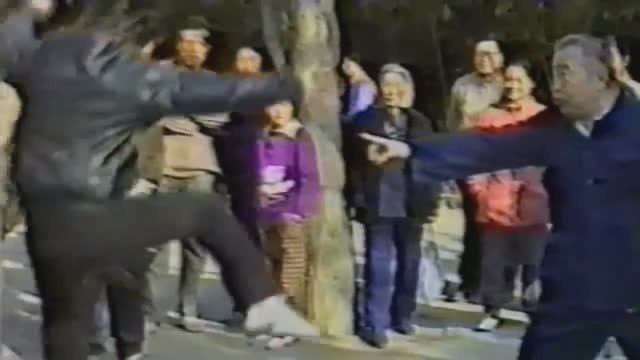 Мастер тайцзицюань Ши Мин (石明) в парке Лилового Бамбука демонстрирует впечатляющие навыки смотреть онлайн