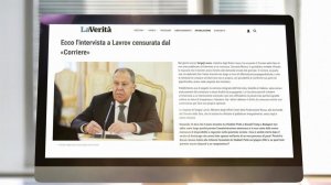 В Италии обратный эффект вызвала цензура интервью Сергея Лаврова.