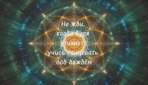 Не жди, когда буря утихнет, учись танцевать под дождём