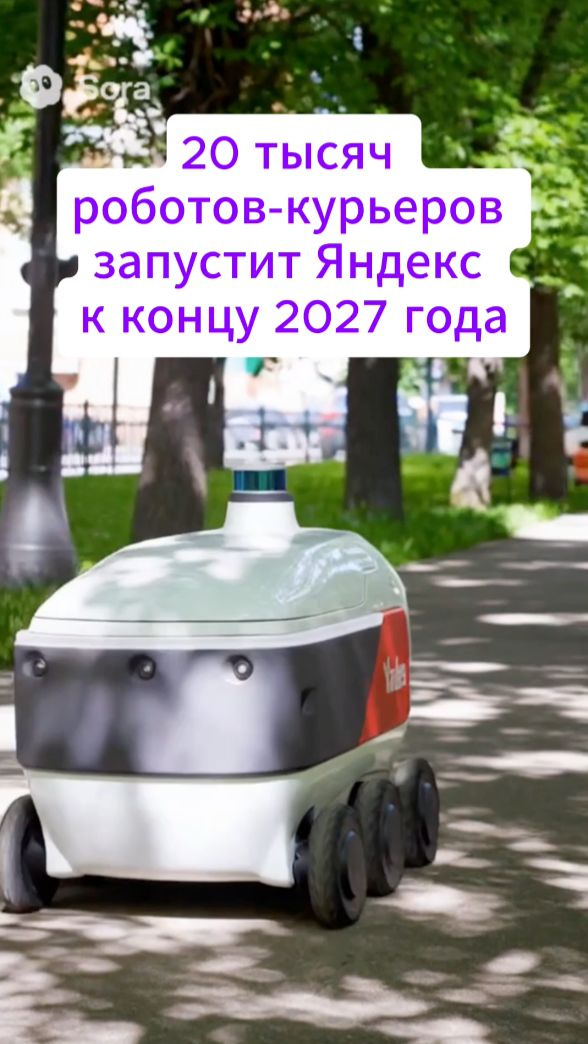 Яндекс Роботы заменят курьеров и заполнят улицы России к 2027 году