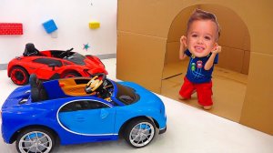 Влад и Никита играют с детскими машинками - Сборник видео для детей!