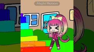 Небесная радуга🌈  #Katya_Pink #Rainbow #Gacha_Life_2