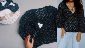 БЕСПЛАТНЫЕ МК В Telegram/ПУЛОВЕР ИЗ КИТАЙСКОЙ ПРЯЖИ