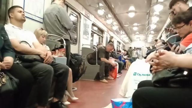 Петербургское метро. "Прощальная" поездка на поезде Ем/Ема смотреть онлайн