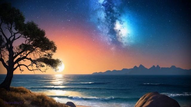 Обратной стороной полуночи (романтический рок, NeiroBarD) смотреть онлайн