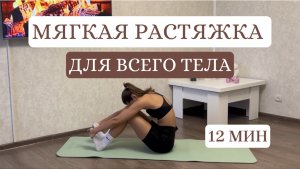 СНИМАЕТ НАПРЯЖЕНИЕ ЗА 12 МИНУТ! Мягкая растяжка для всего тела, подходит для всех