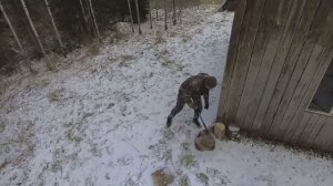 Живу в Тайге. По первому Снегу добыл Мяса.