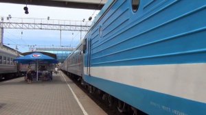 Электровоз ЭП1М-402 с поездом №234 Екатеринбург-Адлер