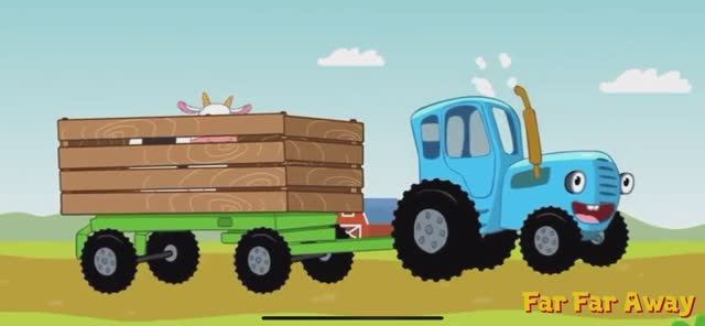 Синий трактор 🚜 Учим цвета | Жёлтый 💛