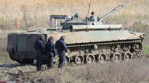 Экипажи БМП-3 уничтожили условного противника на расстоянии 1 км учебном центре ЮВО готовят воинов