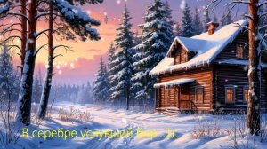 В серебре уснувший бор...1с ВИДЕО ПЕСНЯ В ДУШУ