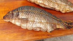 Карп горячего копчения