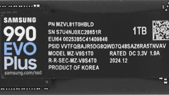 Обзор и распаковка 1000 ГБ M.2 NVMe накопитель Samsung 990 EVO Plus [MZ-V9S1T0BW]