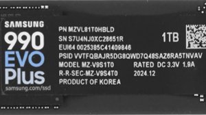 Обзор и распаковка 1000 ГБ M.2 NVMe накопитель Samsung 990 EVO Plus [MZ-V9S1T0BW]