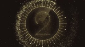 Золотые частицы, эффекты, блёстки // Футаж