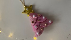 Елочка из фоамирана / игрушка на ёлку своими руками