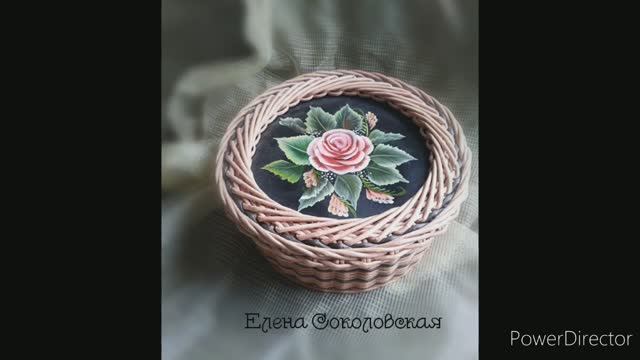 Крышка для шкатулки. Соколовская