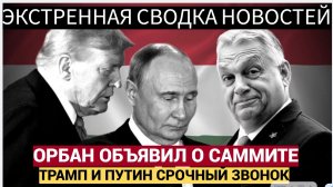 БОМБАНУЛО!! ПУТИН И ТРАМП ВСТРЕТЯТСЯ В БУДАПЕШТЕ! Орбан обещает КЛЮЧ К МИРУ на Украине!