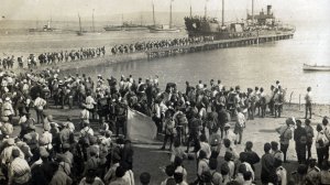 Бегство Белой Армии Врангеля  с Крыма