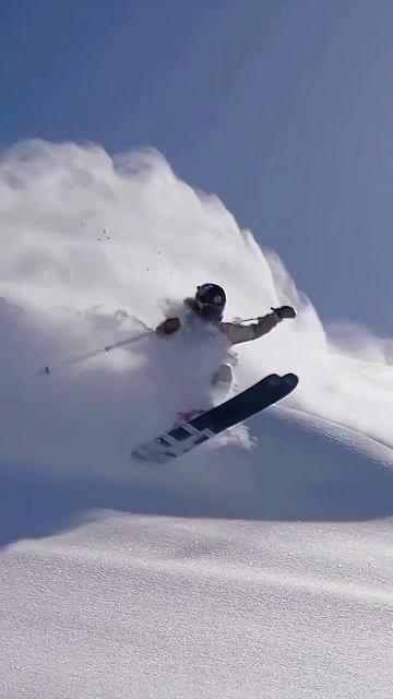 горные лыжи. Красиво! Есть к чему стремиться! смотреть онлайн