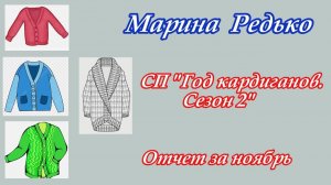 СП "Год кардиганов. Сезон 2" / Отчет за ноябрь