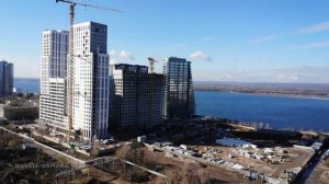 ЖК Грин Ривер на территории бывшего завода ЗИМ города Самара / Древо / строительство / Russia