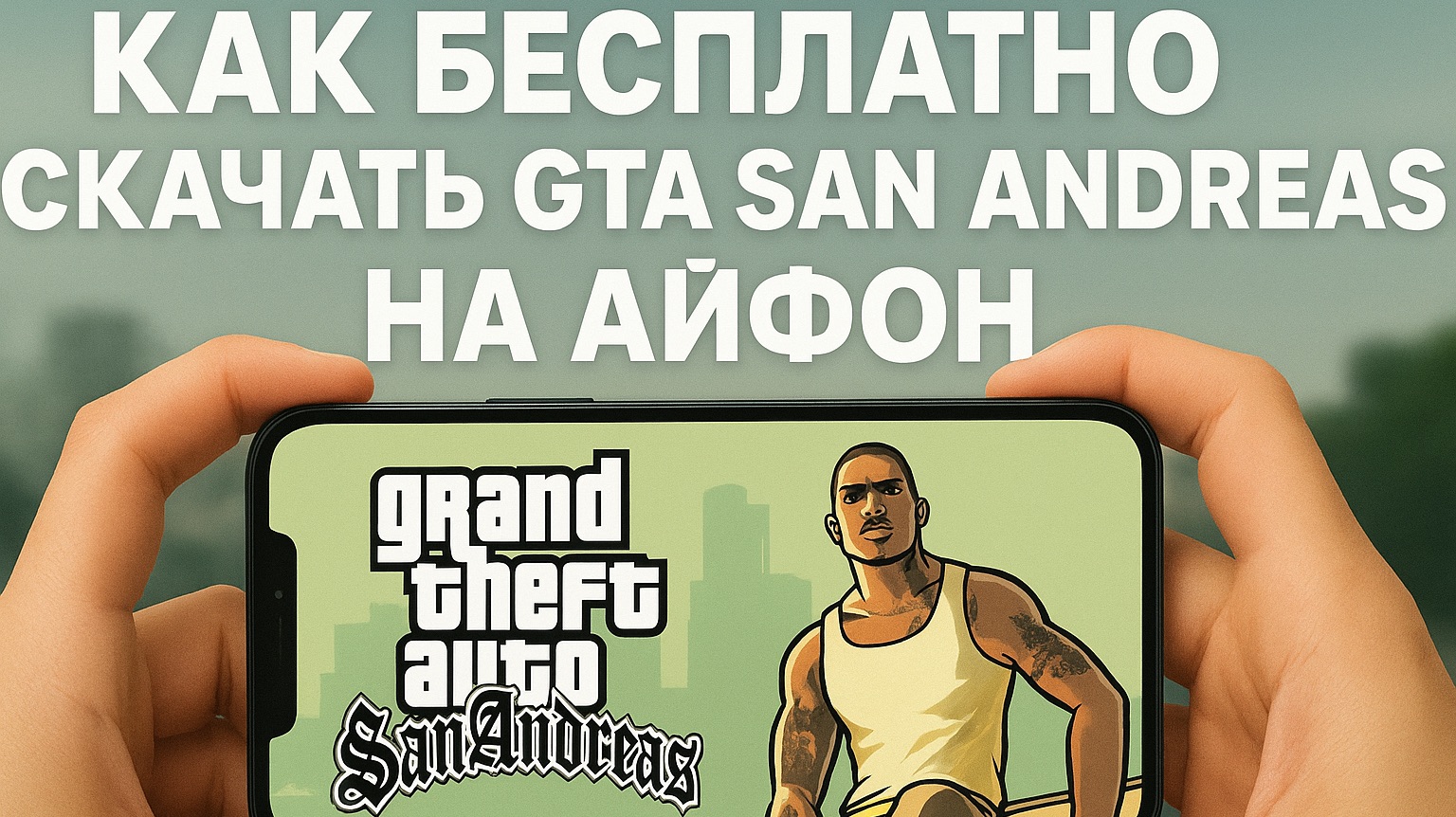 КАК БЕСПЛАТНО СКАЧАТЬ GTA SAN ANDREAS НА АЙФОН смотреть онлайн