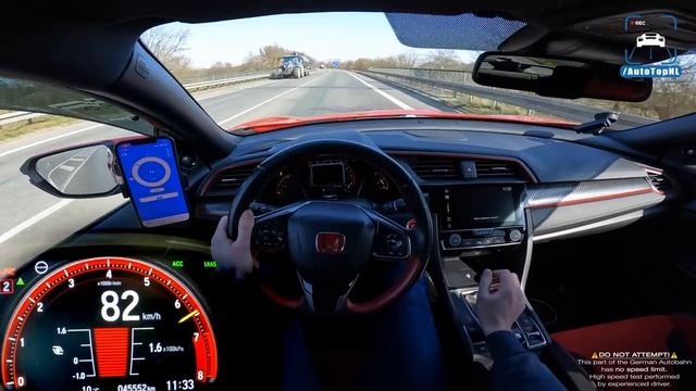 Вождение от первого лица. Honda Civic Type R (FK8) смотреть онлайн