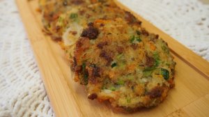 Корейская кухня: Оладьи из маша или нокту чон (녹두전).