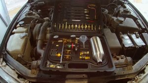 Чистка топливных форсунок без снятия на двигателе 3VZ-FE автомобиля Toyota Camry 10