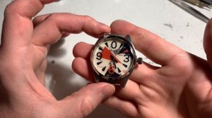 Дмитрий Бродниковский-часы Ракета Big Zero Зеро Авангард сапфир+сталь